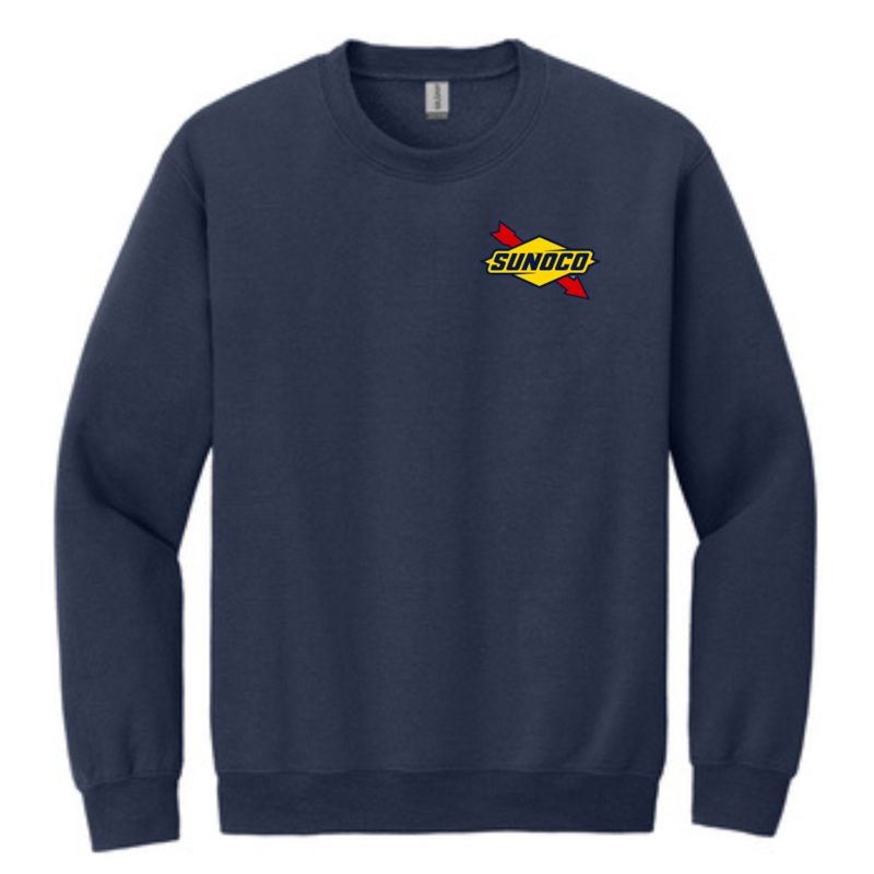 Sunoco 50/50 Sweatshirt Crew|Small|Medium|Large|XL|2XL|3XL|Navy
