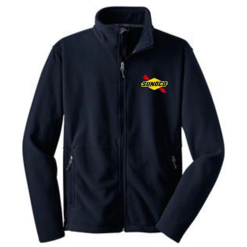 Sunoco Full-Zip Fleece Jacket|Small|Medium|Large|XL|2XL|3XL|Navy
