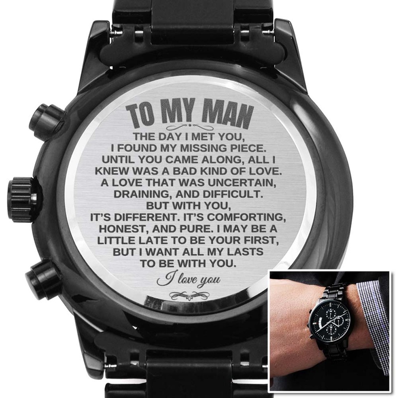 To My Man – Luxury Engraved Watch – SS18