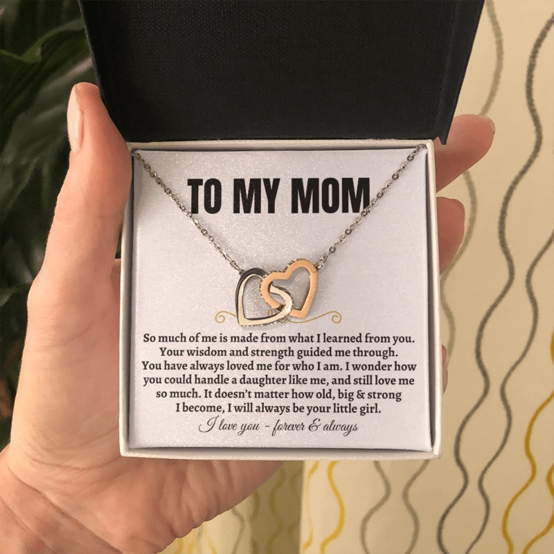 To My Mom – Interlocked Hearts Gift Set – SS78