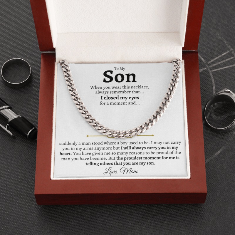 To My Son – Love, Mom – Gift Set – SS42