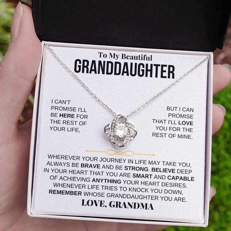 To My Beautiful Granddaughter – Love Knot Gift Set – SS117LK3