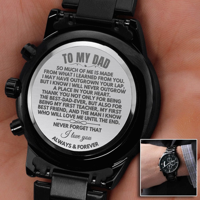 To My Dad – Engraved Premium Watch – SS198