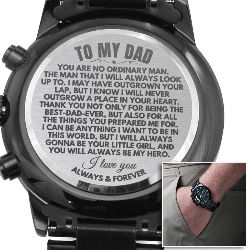 To My Dad – Engraved Premium Watch – SS199