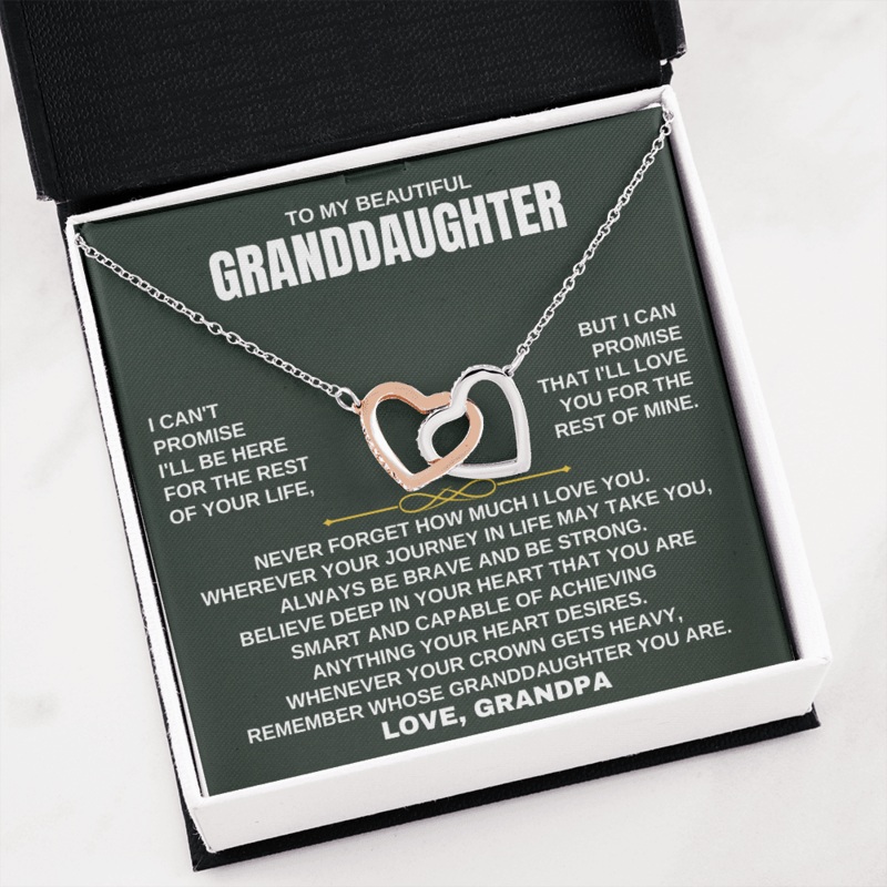 To My Granddaughter – Love Grandpa – Beautiful Gift Set – SS117V6
