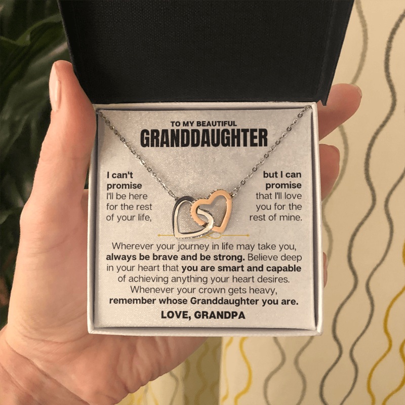 To My Granddaughter – Love Grandpa – Beautiful Gift Set – SS117V7