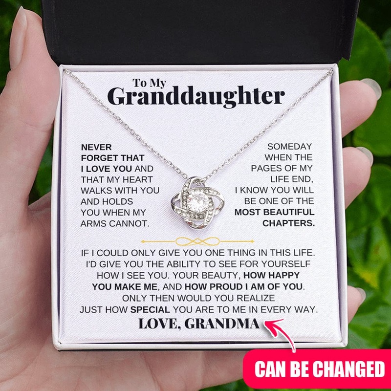 To My Granddaughter – Love Knot Gift Set – SS170LK2
