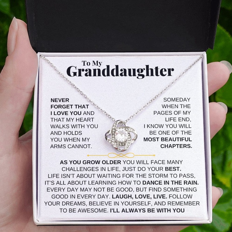 To My Granddaughter – Love Knot Gift Set – SS210