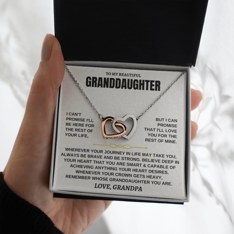 To My Granddaughter – Personalized Beautiful Gift Set – SS117CA