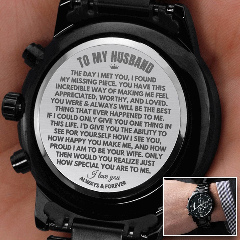 To My Husband – Engraved Premium Watch – SS216