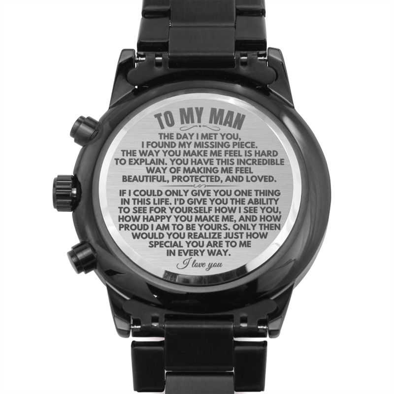 To My Man – Engraved Premium Watch – SS163