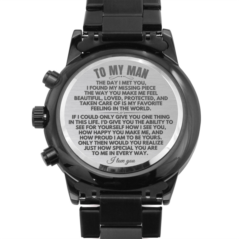 To My Man – Engraved Premium Watch – SS165