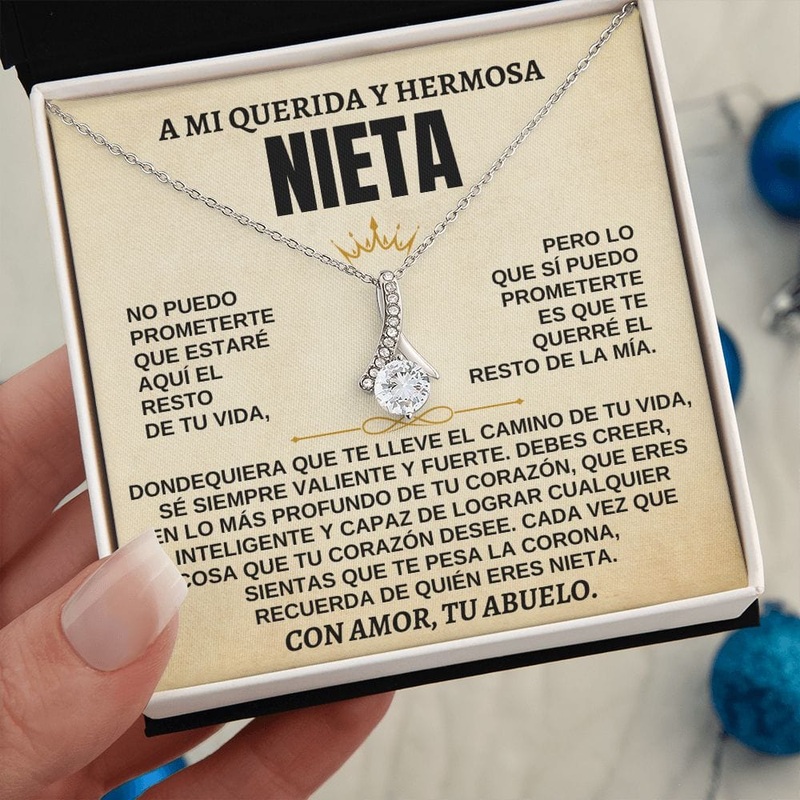 A Mi Querida y Hermosa Nieta – Abuelo – Beautiful Gift Set – SS117SP