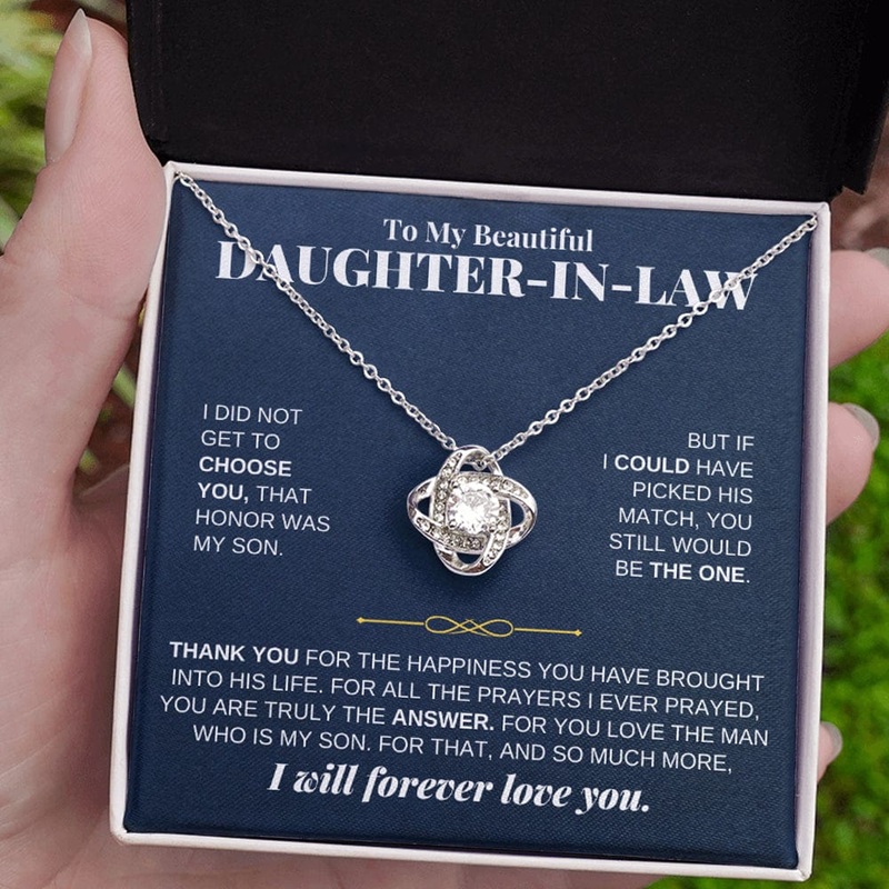 To My Beautiful Daughter-in-law – Love Knot Gift Set – SS232