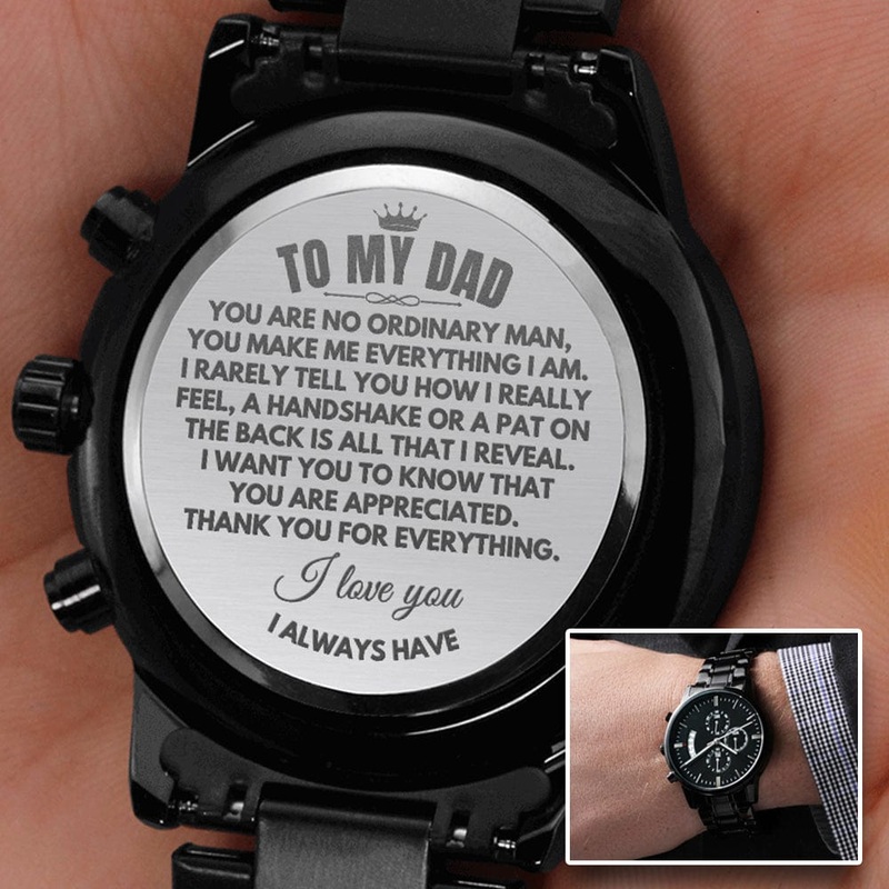 To My Dad – Engraved Premium Watch – SS217