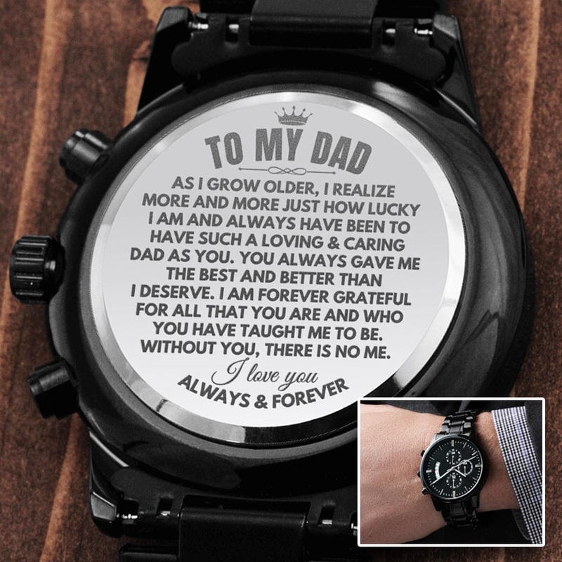 To My Dad – Engraved Premium Watch – SS218