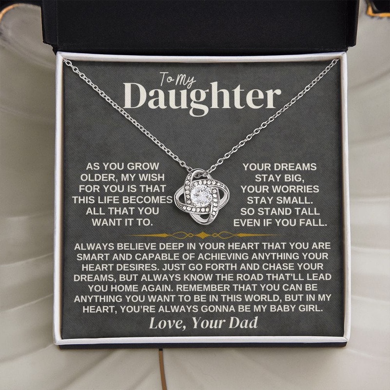 To My Daughter – Love Dad – Necklace Gift Set – SS307