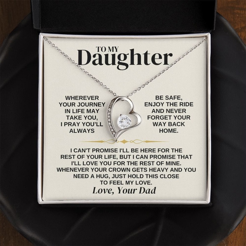 To My Daughter – Love Dad – Necklace Gift Set – SS308