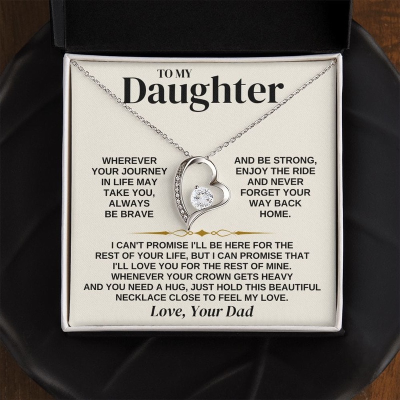 To My Daughter – Love Dad – Necklace Gift Set – SS310D