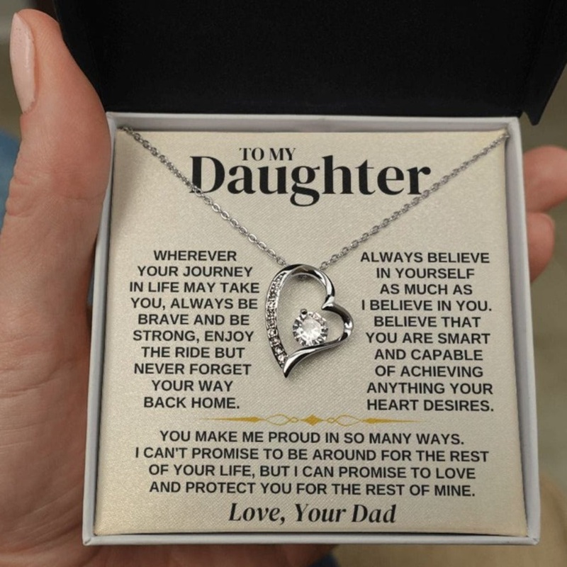 To My Daughter – Love Dad – Necklace Gift Set – SS318
