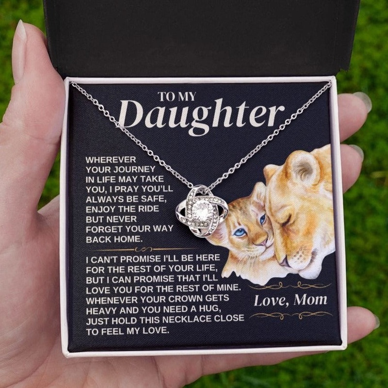To My Daughter – Love Mom – Love Knot Gift Set – SS308V3