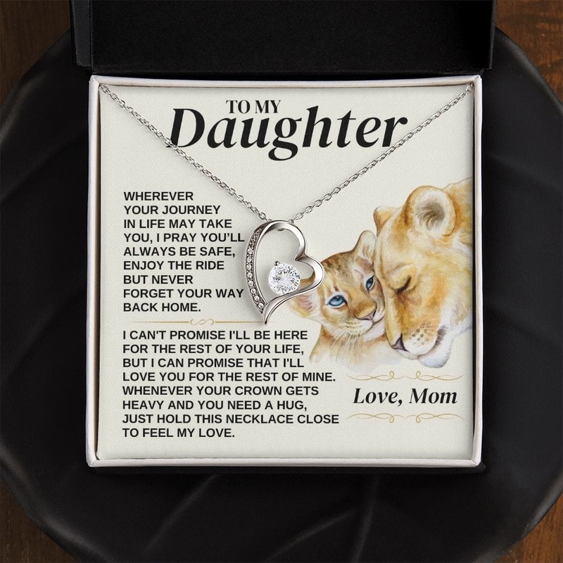 To My Daughter – Love Mom – Necklace Gift Set – SS308V2