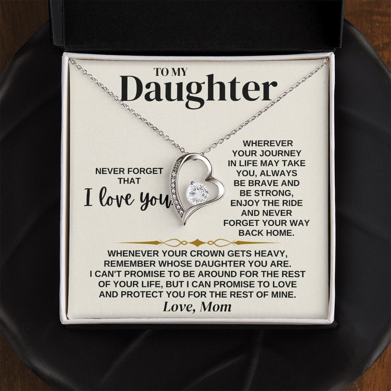 To My Daughter – Love Mom – Necklace Gift Set – SS317
