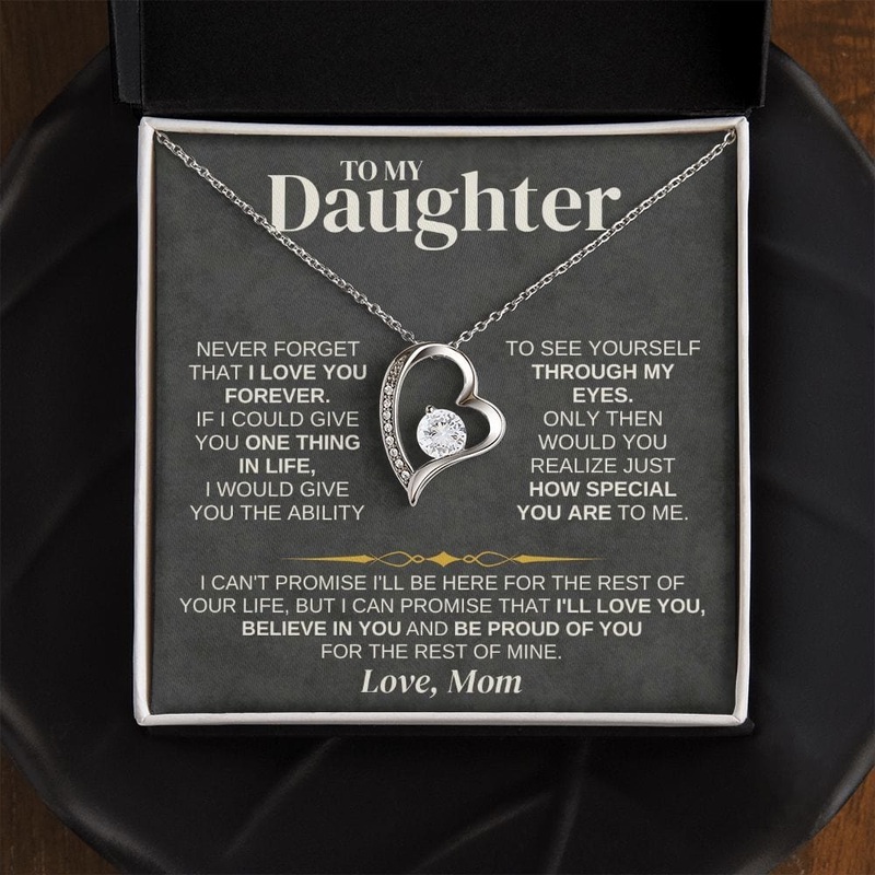 To My Daughter – Love Mom – Necklace Gift Set – SS332