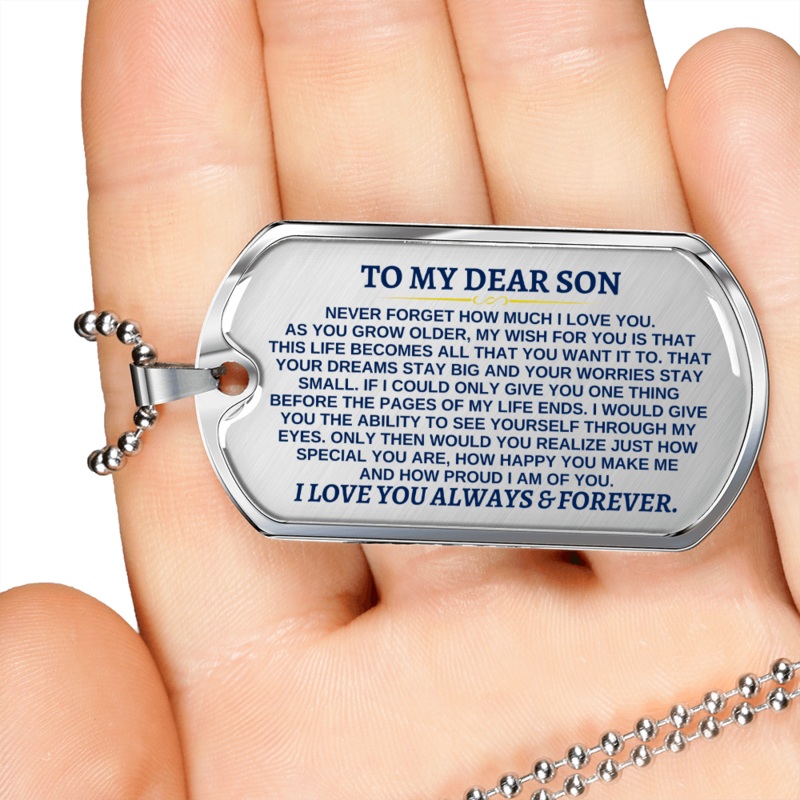 To My Dear Son – Beautiful Love Tag – SS287