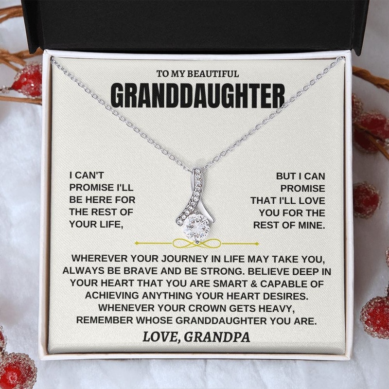 To My Granddaughter – Personalized Beautiful Gift Set – SS117AB