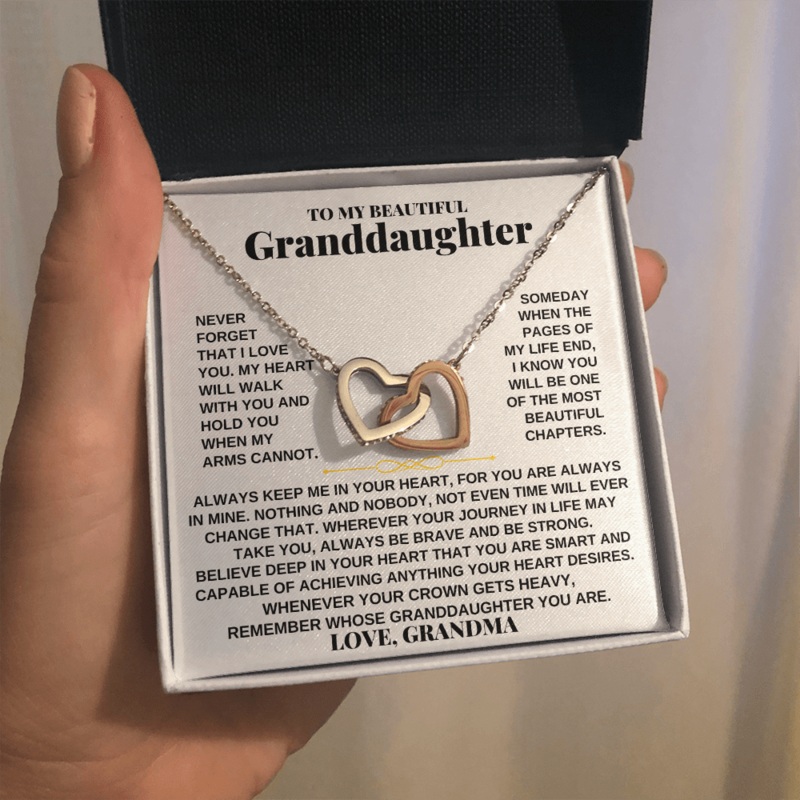 To My Granddaughter – Personalized Beautiful Gift Set – SS254