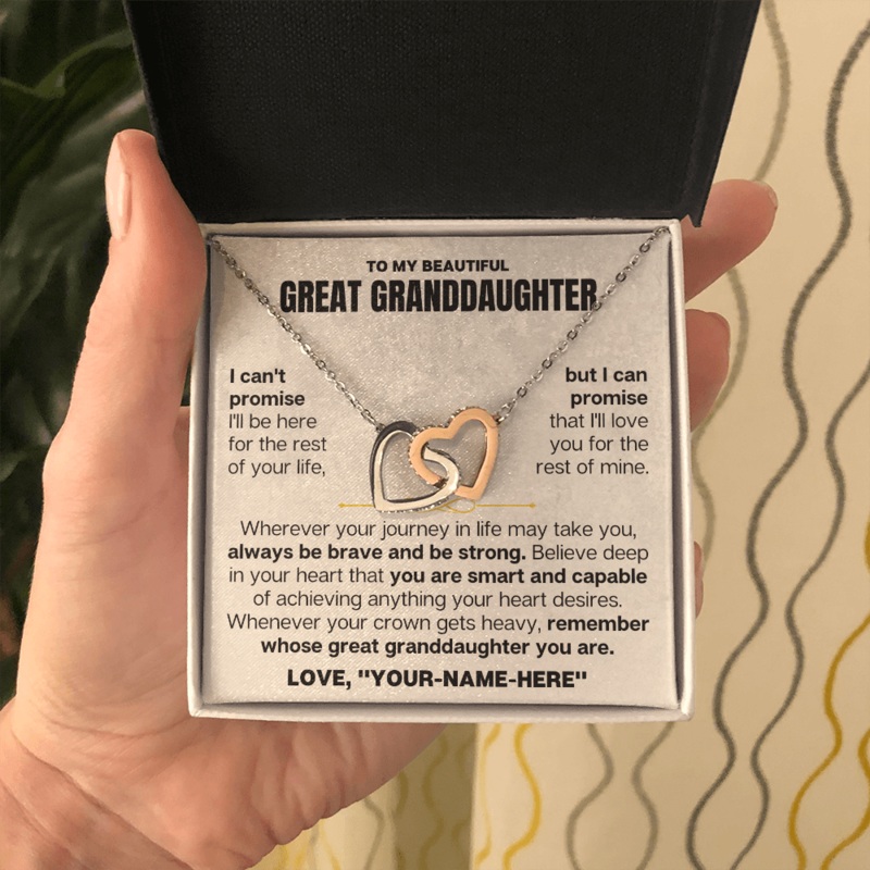 To My Great Granddaughter – personalized Beautiful Gift Set – SS117V8