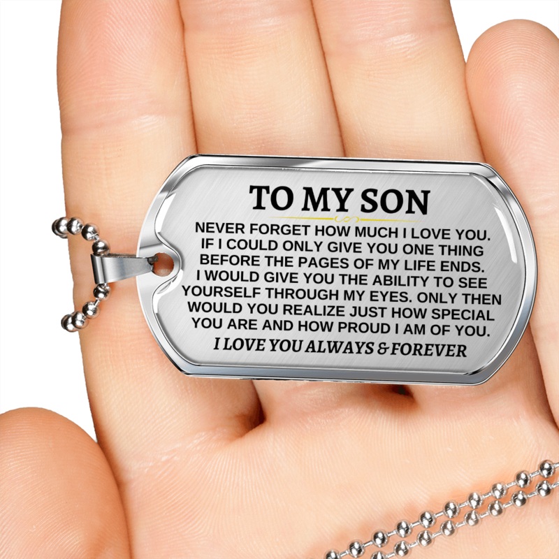 To My Son – Beautiful Love Tag – SS297