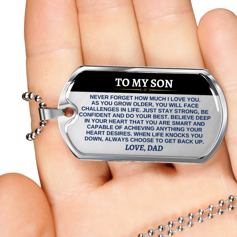 To My Son – Love, Dad – Love Tag – SS290D