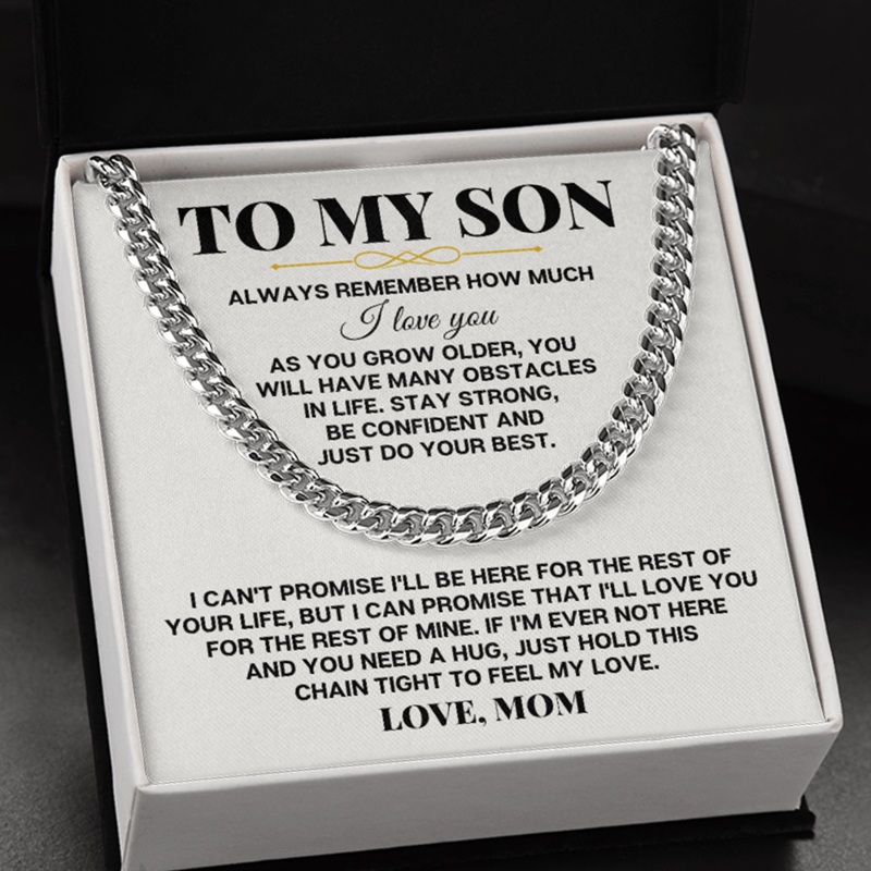 To My Son – Personalized – Special Gift Set – SS258