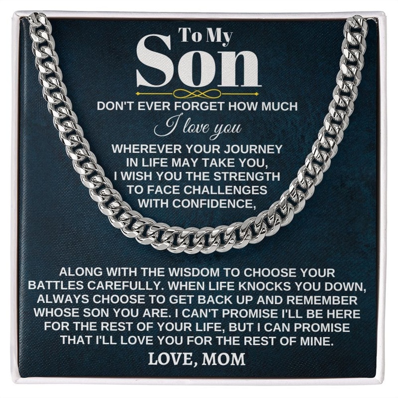 To My Son – Wherever Your Journey – From Mom – Dad – Gift Set – SS285