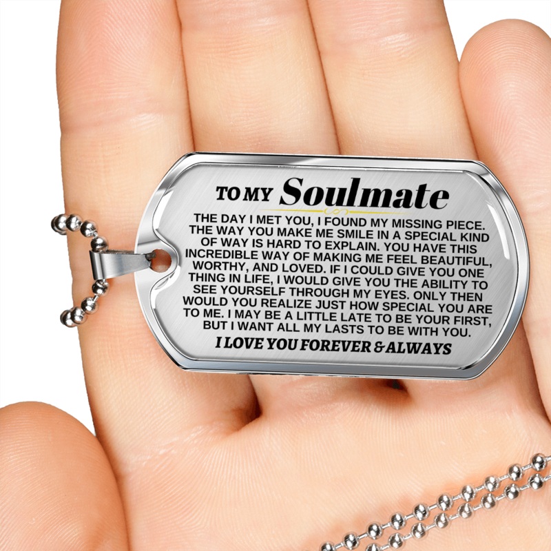 To My Soulmate | I Found My Missing Piece | Beautiful Love Tag – SS305