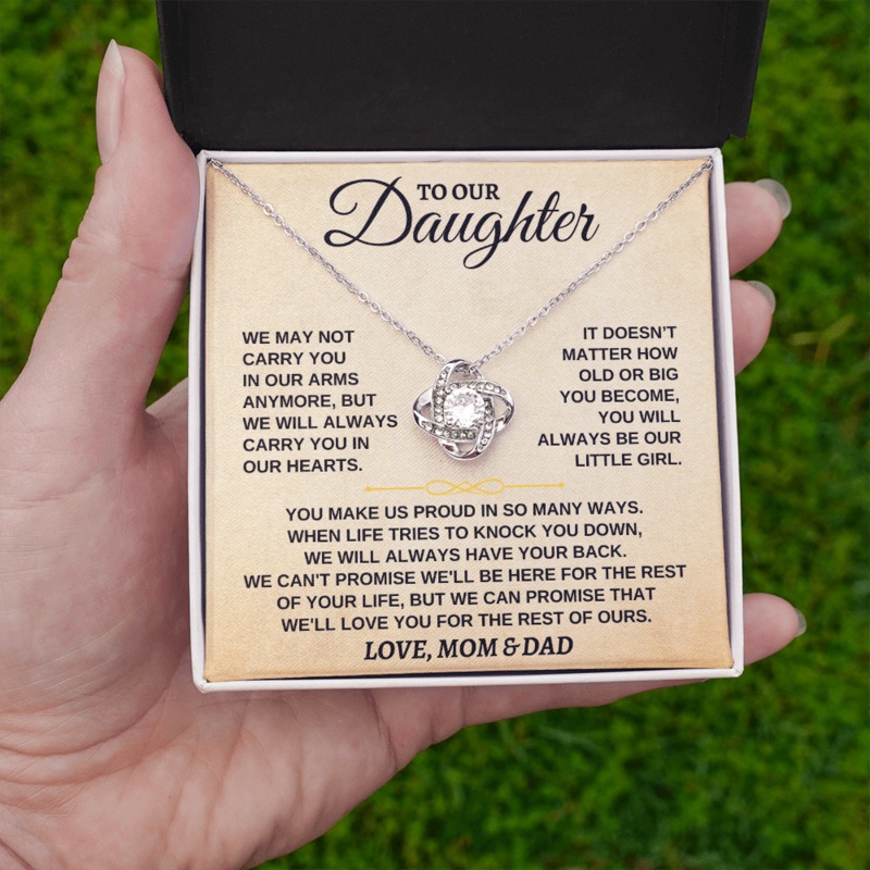 To Our Daughter – Love Mom & Dad – Necklace Gift Set – SS271MD