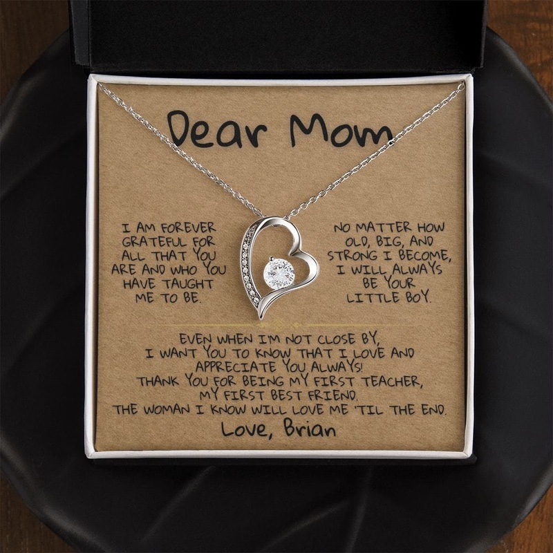 Dear Mom – From Son – Necklace Gift Set – SS368