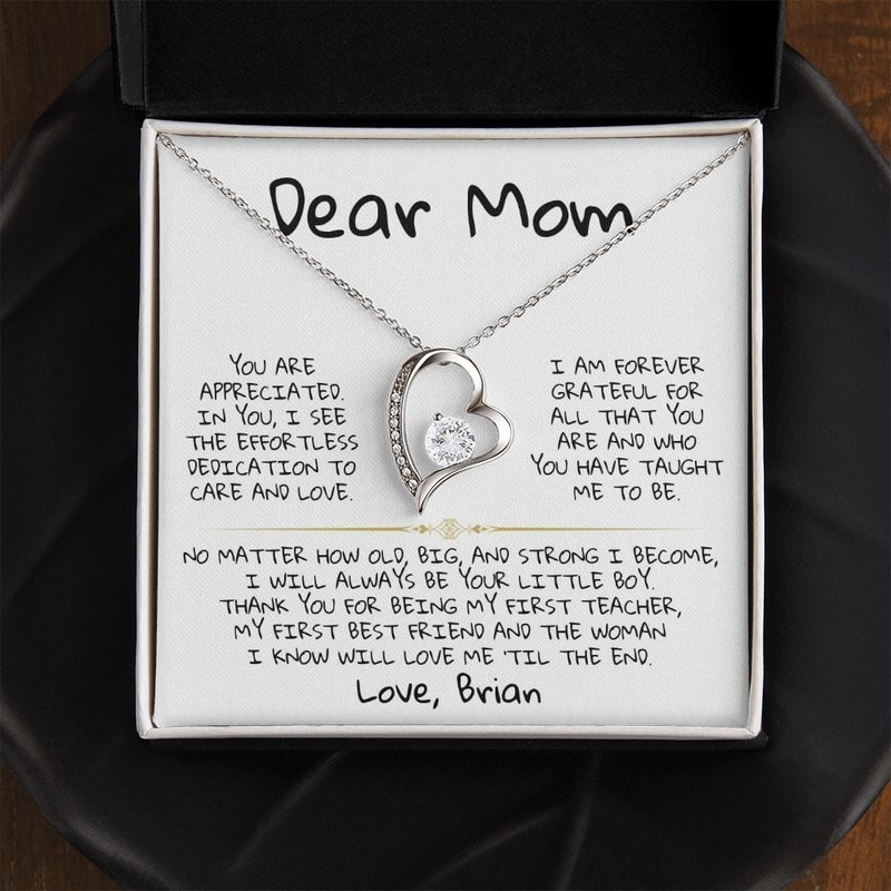 Dear Mom – From Son – Necklace Gift Set – SS370