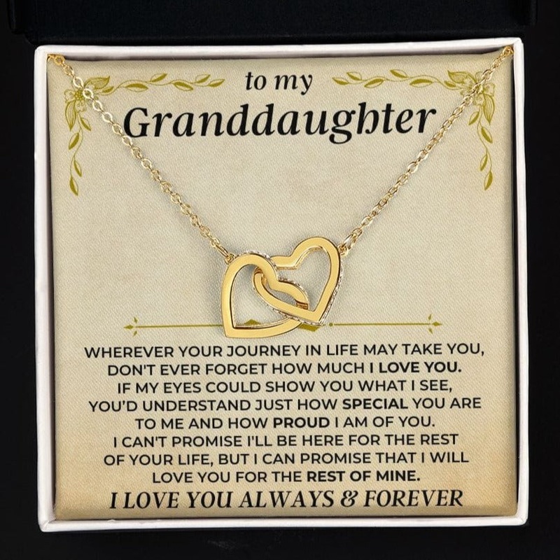 To My Beautiful Granddaughter – Forever Linked Hearts Gift Set – SS411