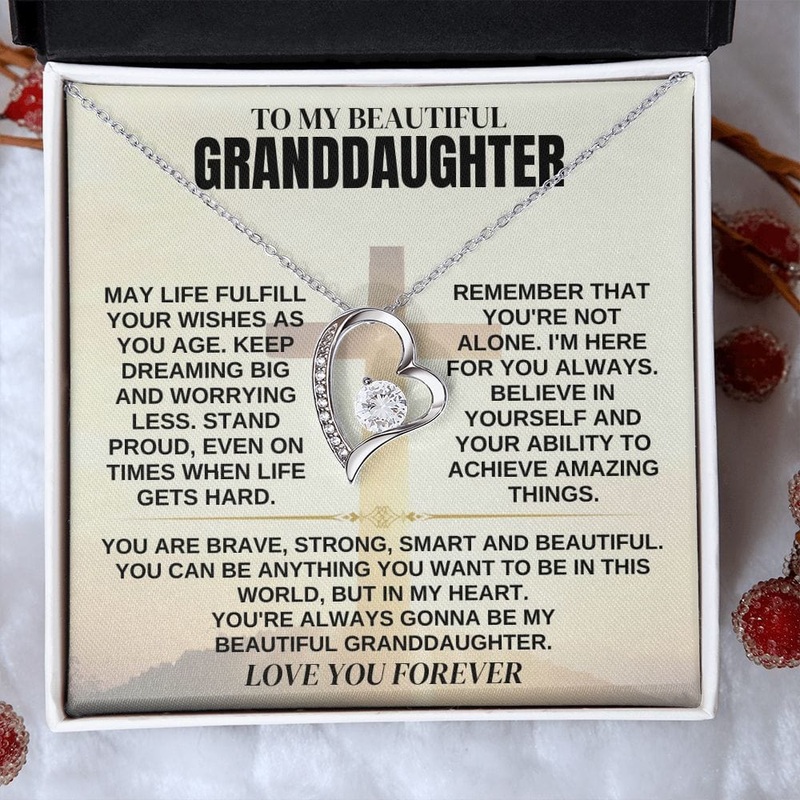To My Beautiful Granddaughter – Necklace Gift Set – SS357