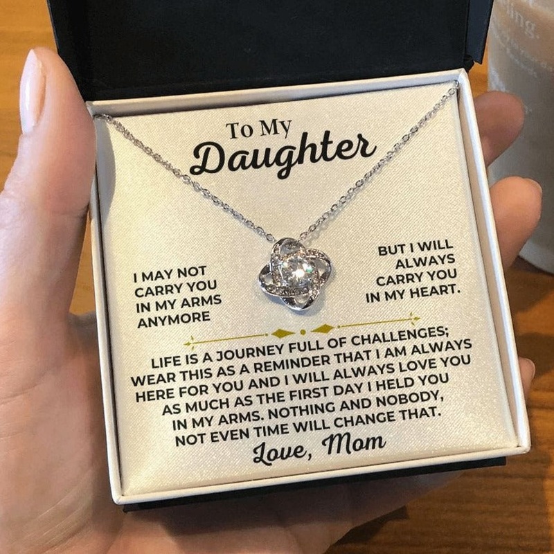 To My Daughter – Always Here For You – Love Knot Gift Set – SS446