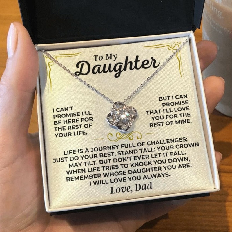 To My Daughter – Love Dad – Love Knot Gift Set – SS433V2