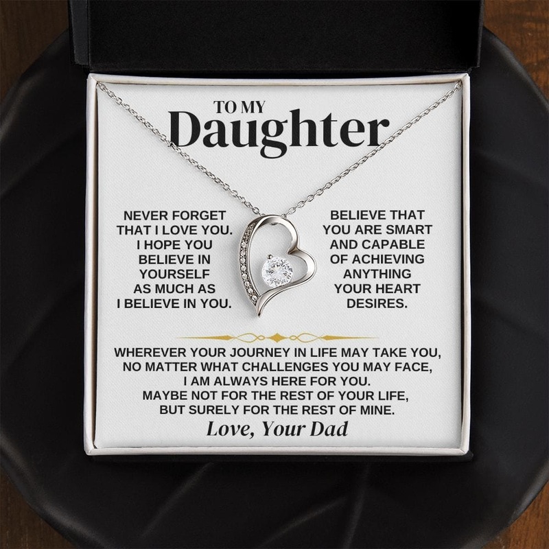 To My Daughter – Love Dad – Necklace Gift Set – SS346