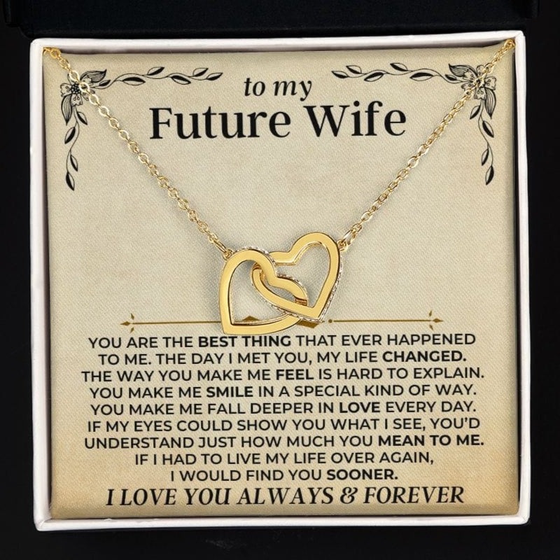 To My Future Wife – Forever Linked Hearts Gift Set – SS413FW