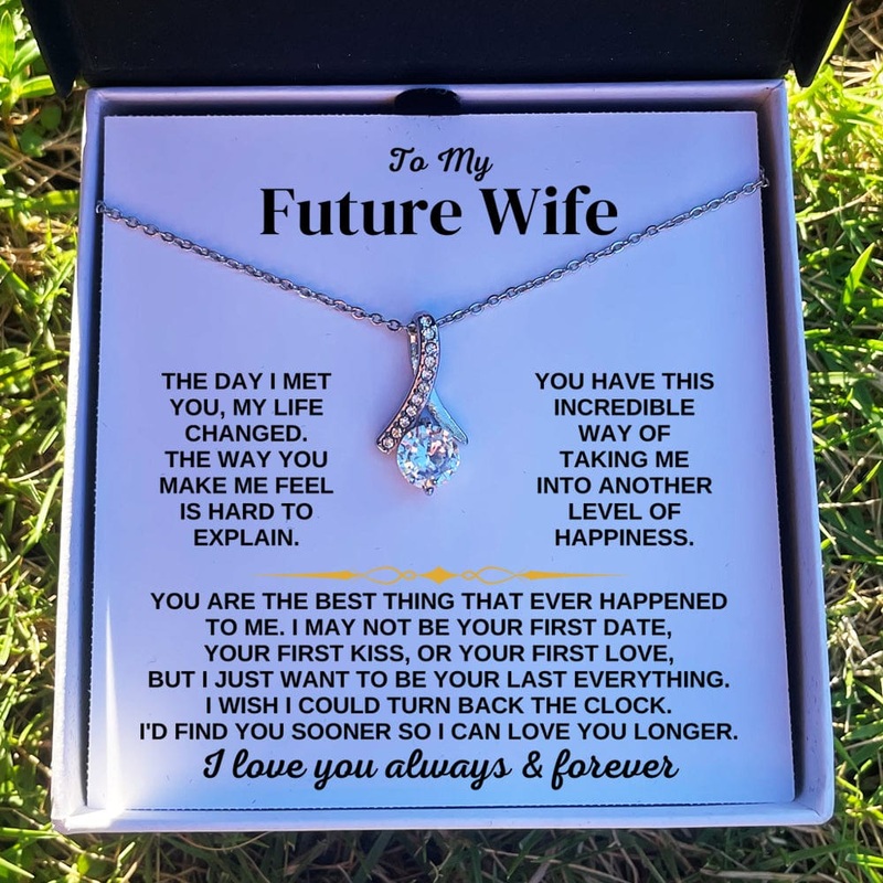 To My Future Wife – I’d Find You Sooner – Necklace Gift Set – SS348