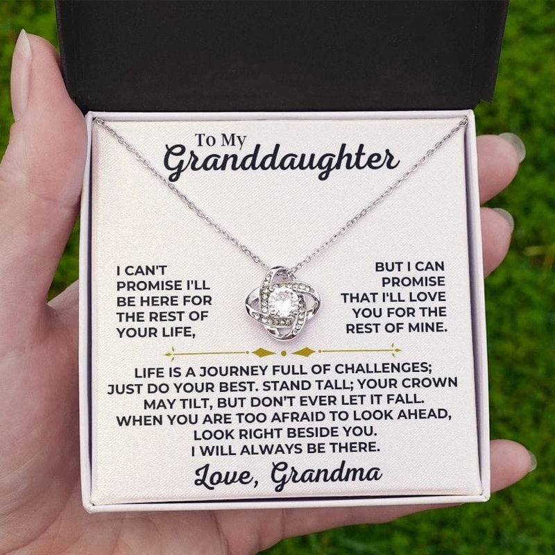 To My Granddaughter – Love Grandma – Love Knot Gift Set – SS426V2G