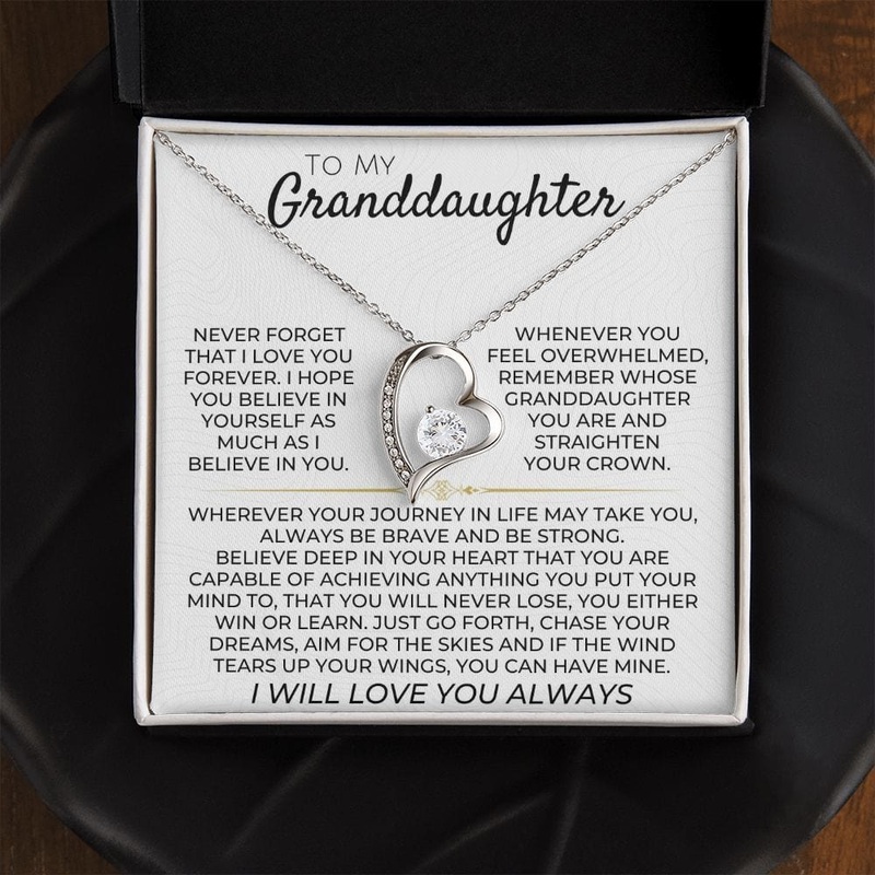 To My Granddaughter – Necklace Gift Set – SS365