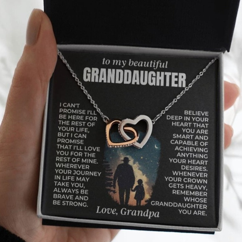 To My Granddaughter – Personalized Sign-Off – Beautiful Gift Set – SS117-23